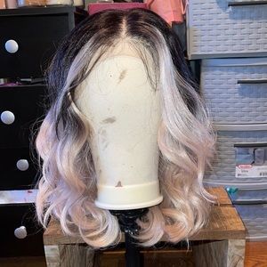 Brand new! Ombre 1B/rose gold premium synthetic wig